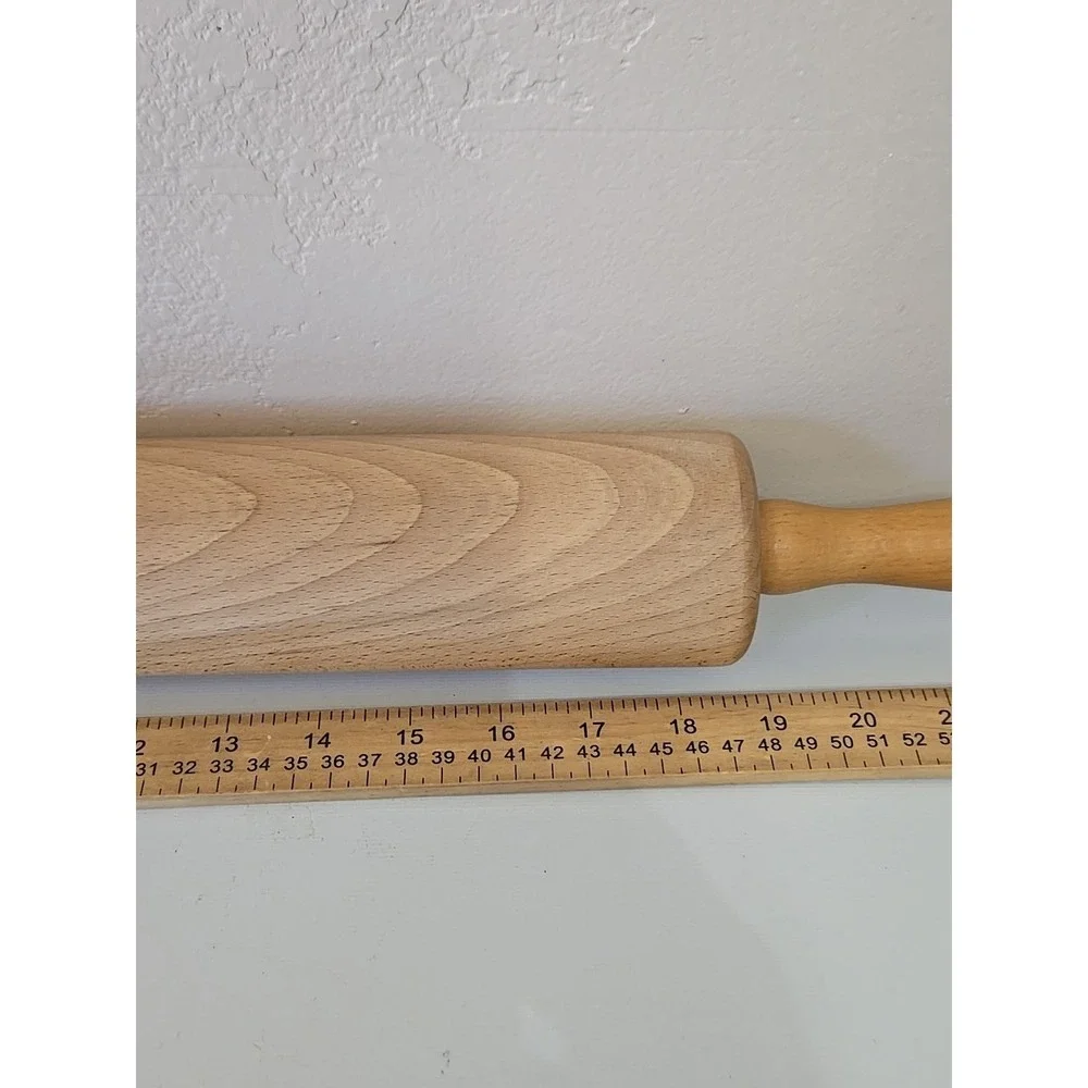 Vtg Danish Wood Rolling Pin 15